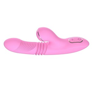 Vibrador de Ponto G e Clitóris com Pulsação