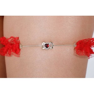 Persex Coração com Pedra