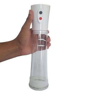 Bomba Elétrica Peniana Recarregável com  3 Aneis de Silicone