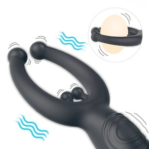 Vibrador de Próstata com Anel - Demon-RCT - S-Hande