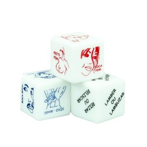 DADOS TOQUE DO CUPIDO CASAL DIVERSÃO AO CUBO