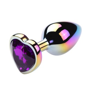 Plug Anal Coração Pequeno Colorido