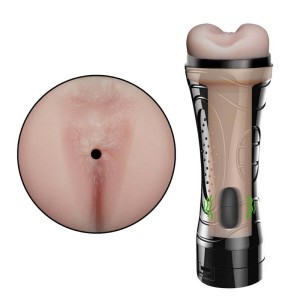 Masturbador Masculino Lanterna Cyberskin em Formato de Ânus Vibro