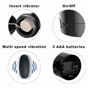 Masturbador Lanterna em Formato de Ânus com Vibração Multivelocidade e com Voz