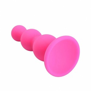 Plug Anal Escalonado Pequeno em Silicone