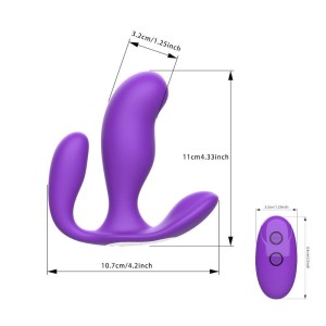 Plug Anal Duplo Controle Remoto