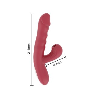 Vibrador Vai e Vem e Estimulador Clitoriano