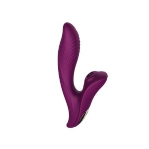 Vibrador Penetrável com Sugador de Clitóris