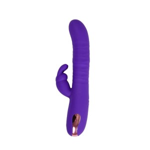 Vibrador Vai e Vem e Estimulador Clitoriano