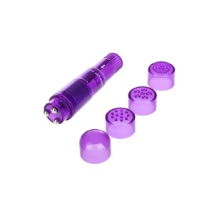 MINI VIBRADOR PARA CLITÓRIS COM 4 CABEÇAS