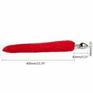 Plug Anal Rabo de Raposa 40 cm Tamanho M