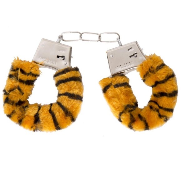  ALGEMAS REGULÁVEIS COM CHAVES E PELÚCIA TIGRE