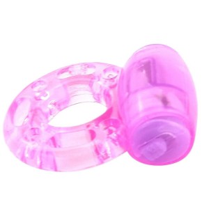 Anel Peniano Vibratório com Estimulador de Clitóris