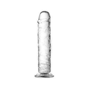Pênis Realístico com Ventosa, Possui Glande e Veias Salientes -TRANSPICUOUS DILDO – DI-064