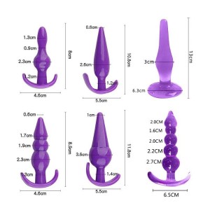 Kit com 6 Plug Anal 2