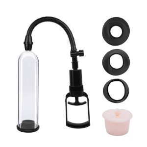 Bomba Peniana Manual com 3 Anéis e Vagina