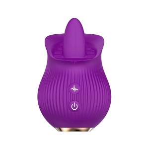 Rosa Estimuladora de Clitóris com Língua