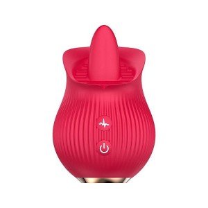 Rosa Estimuladora de Clitóris com Língua