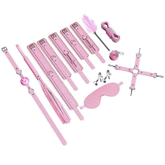 Kit 10 Sado Erótico Bondage BDSM