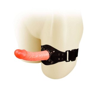 Cinta Peniana para Coxa com Pênis Realístico e Veias Salientes