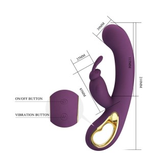 Vibrador Recarregável com Alça Metalizada Controlado via App