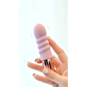 Mini Vibrador Recarregável com 10 Modos de Vibração
