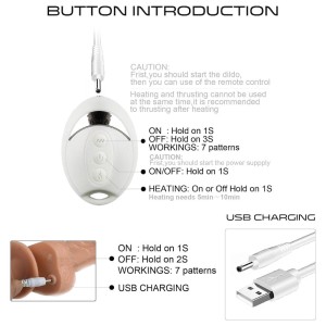 Crazy Lion Pênis Vai Vem Ctr Remoto