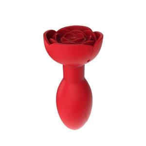 Plug Anal Rosa Giratória com Vibração e Aplicativo