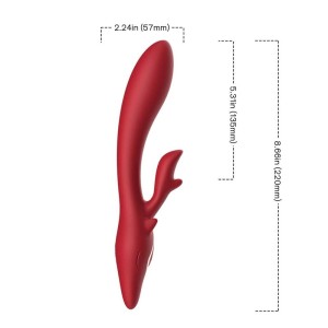 Vibrador Ponto G com Estimulador Clitoriano
