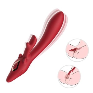 Vibrador Ponto G com Estimulador Clitoriano