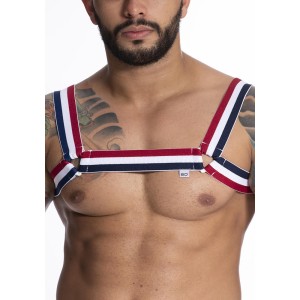 HARNESS EM ELÁSTICO TRICOLOR LISTRADOS SD CLOTHING
