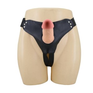 Cinta Peniana Ajustável com Pênis Oco