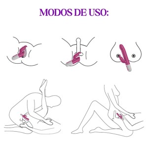 Rabbit Vibrador Sobe e Desce com Estimulador de Clitóris