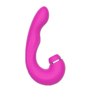 Vibrador com Pulsador e Línguinha para Clitóris