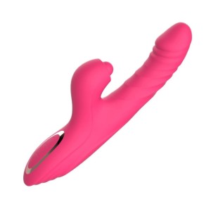 Vibrador Vai e Vem com Pulsador de Clitóris