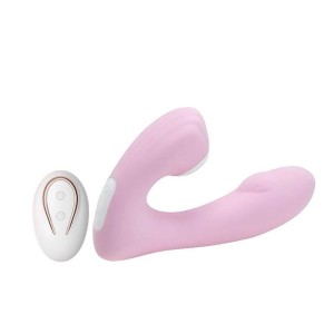 Estimulador Clitoriano Recarregável com Ondas de Pressão e Penetrador Ponto G