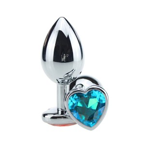 PLUG ANAL DE METAL CORAÇÃO GRANDE