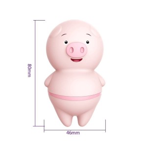 Porquinho Vibrador e Estimulador de Clitóris - Recarregável