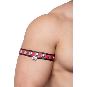 BRACELETE 100% COURO VERMELHO SD CLOTHING