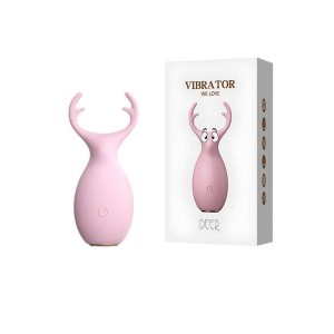 Mini Vibrador Recarregável Formato Alce