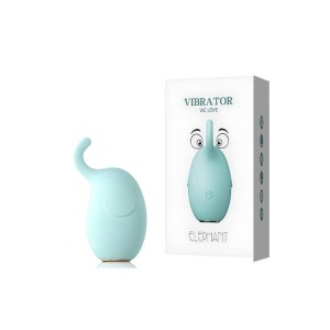 Mini Vibrador Recarregável Formato Elefante