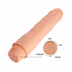 Pênis com Vibrador Multivelocidade à Pilha
