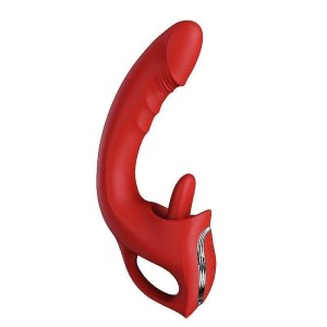 Vibrador de Ponto G com Língua / Vai e vem