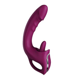 Vibrador de Ponto G com Língua / Vai e vem