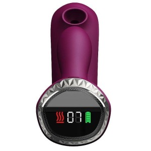 Vibrador e Pulsador com Penetração e Tela de LCD