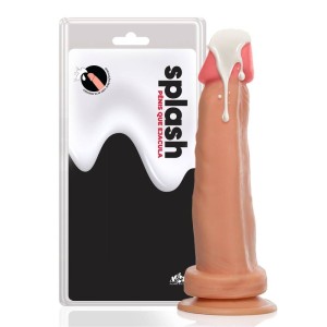 Splash - Pênis Que Ejacula 16x4cm com Ventosa