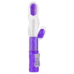Vibrador com Movimento de Ondulações e com Estimulador Clitoriano à Pilha