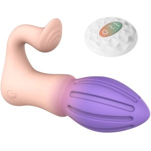 Plug Anal com Motor Duplo e Controle Remoto