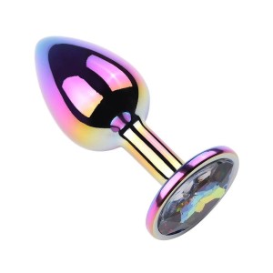 Plug Anal Grande Metal Colorido