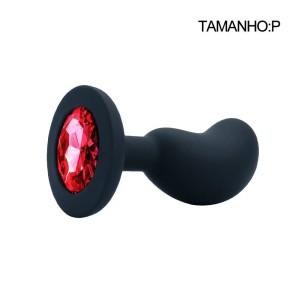 Plug Anal para Iniciantes em Silicone - Tamanho P